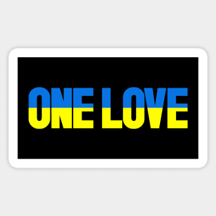 ONE LOVE FOR UKRAINE Sticker